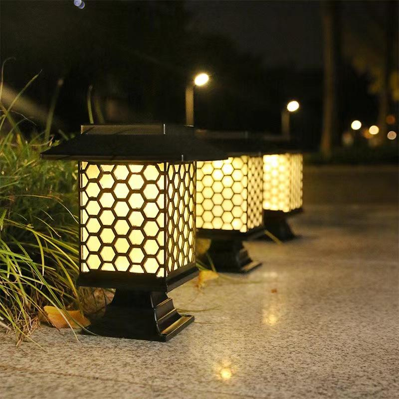 Haustyp Wasserdichte LED-Solarleuchte für den Außenbereich, Solar-Rasenlampe, Mini-Solarleuchte, gartenbetrieben, Cottage-Stil, Spike-Spot, kleines Haus