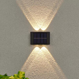  Up and Down Solar-Wandleuchte, Außendekoration, Garten, Hof, Zuhause, Wandleuchte, wasserdicht, leuchtend, für den Außenbereich