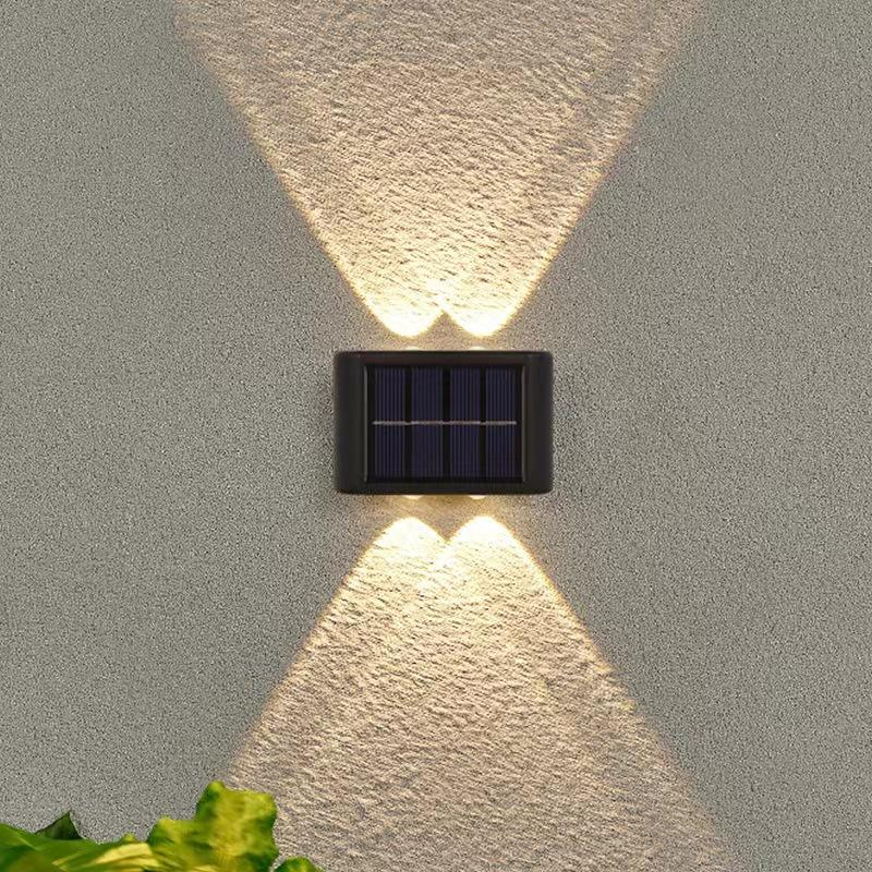 Up and Down Solar-Wandleuchte, Außendekoration, Garten, Hof, Zuhause, Wandleuchte, wasserdicht, leuchtend, für den Außenbereich