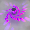 RGB Blume LED Wand Lampe Wand Fernbedienung Projektion Bunte Wand Licht Leuchte Für Party Bar Lobby KTV Hause Dekoration