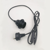 Lampenfassung, Kabel, E27-Sockel, Lampenfassung, Pendelleuchte, Stoff, Metall, maßgeschneidert, PVC-Schalter-Stil, Kabelstecker, Kunststoff-Dimmerschraube 