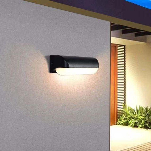 12W LED-Außenwandleuchte, wasserdichte LED-Wandleuchte, einfache Gangtreppe, Innenhofleuchte, Balkonwandleuchte, superhell