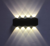 4W 6W 8W Neue schwarze Schale weiße Schale IP65 wasserdichte Outdoor-LED-Wandleuchte Auf- und Ablichter Wandleuchte