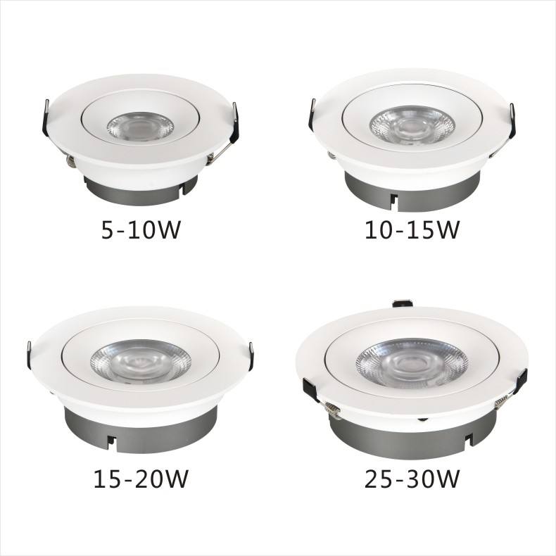 China Fabrikpreis CE ERP Runde kleine Panelleuchte 5W 7W Tageslicht-LED-Deckeneinbauleuchte Decken-Mini-LED-Spotlicht