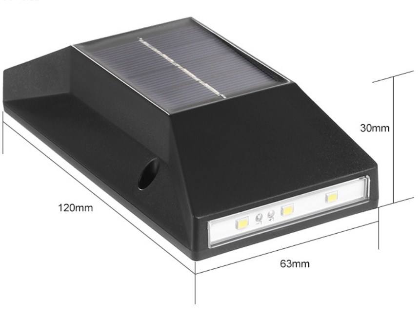 6LED IP65 Solarleuchte Outdoor Garten wasserdicht heißer Verkauf RGB warmweiß kaltweiß Solarlampe