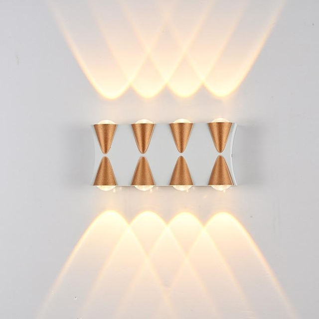 4W 6W 8W IP65 LED Wandleuchte Wasserdichte Außenleuchte Innenwandleuchte Up And Down Wandleuchte Modernes LED-Licht
