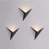 Aluminium-Stufen-Einbauleuchte, LED-Treppenwandleuchte, 3 W, für den Innenbereich, schwarz leuchtend, weißer Körper, LED-Raumbeleuchtung