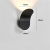 5 W LED-Innenwandleuchte, hochwertiges Nachtlicht, braun, schwarz, weiß, grau, Muschelgehäuse, moderne LED-Wandleuchte