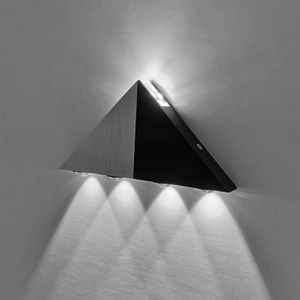 Hagood Neuankömmling 5W dreieckige dekorative LED-Wandleuchte AC85-265V Innenbeleuchtung skandinavisch ausgefallen Einfach modern Vintage