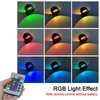 5W RGB Circle Ring Wandleuchte für die Innendekoration erhellen die Lichter. Schwarz/weiße LED-Wandleuchte mit Auf- und Ablicht