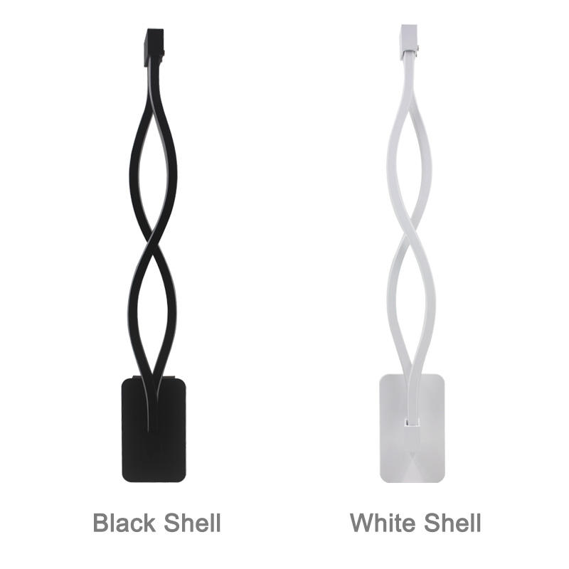 AC 85-265V 16W ​​Moderne Hausdekoration Wellenform Aluminium Up Down LED Wandleuchte LED-Wandleuchte für den Innenbereich Urlaubsgirlandenlicht