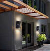 Außenbeleuchtung, wasserdichte Wandleuchte, modernes Aluminium, nach oben und unten geführte Wandleuchte, für den Außenbereich, Garten, Hof, Veranda