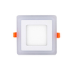 6W 9W 16W 24W LED-Deckeneinbauleuchte, Painel-Lampe, Heimdekoration, rund, quadratisch, LED-Panel-Downlight, Blau + Weiß