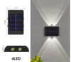 4LED 6LED 8LED 10LED 12LED 16LED auf und ab solar wandleuchte außendekoration gartenhof hause wandleuchte wasserdicht