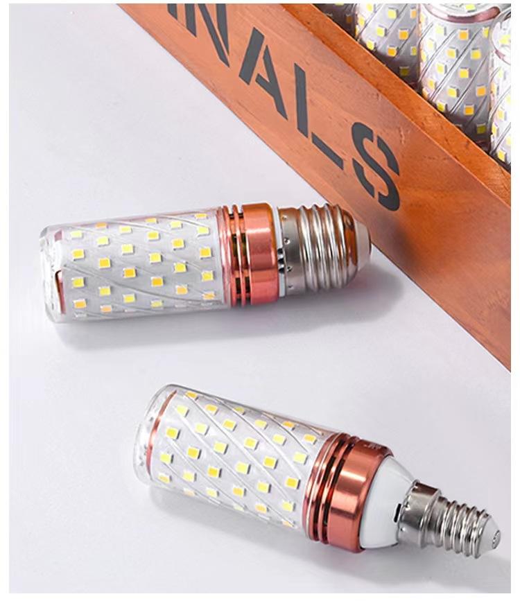 7W LED E14 E27 Glühbirne dreifarbige Temperatur Maisbirne 12W 16W 18W Kronleuchterbirne für Innenbeleuchtung