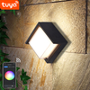 APP-gesteuerte Lampe Tuya APP Hochwertige Außenleuchte Wifi Wasserdichte quadratische Wandleuchte Farbwechsel durch intelligente App-Lampe