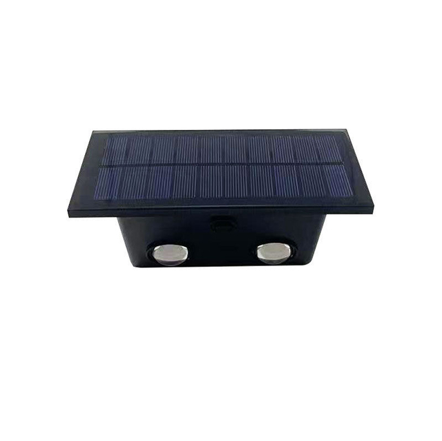 LED-Solar-Bodenleuchten, Garten-Treppendeck-Leuchten, wasserdichte Bodeneinbauleuchte, wasserdichte Solar-Wandleuchte für den Außenbereich
