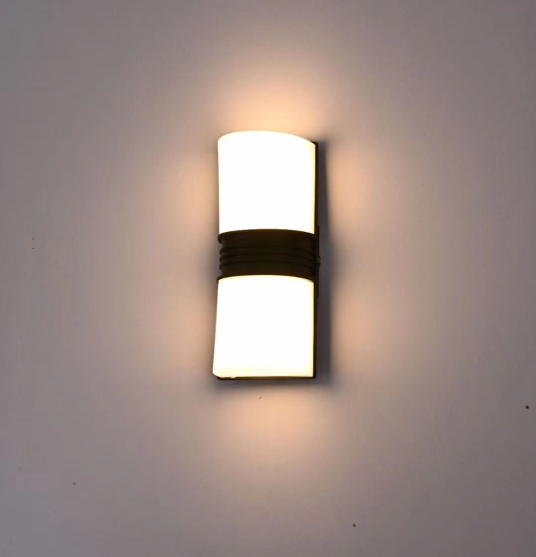 6W 12W LED Moderne Outdoor Wasserdichte Wand Lampe Innen Schlafzimmer Wohnzimmer Balkon Wand Licht Hause Beleuchtung Aluminium wandleuchte