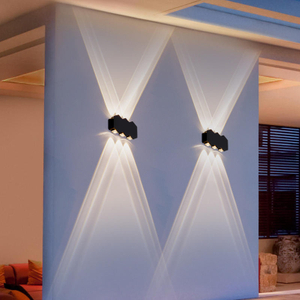 Moderne, einfache, kreative, wasserdichte Wandleuchte für den Außenbereich, LED-Hoflampen, Torlampe, Terrassengarten-Wandleuchte