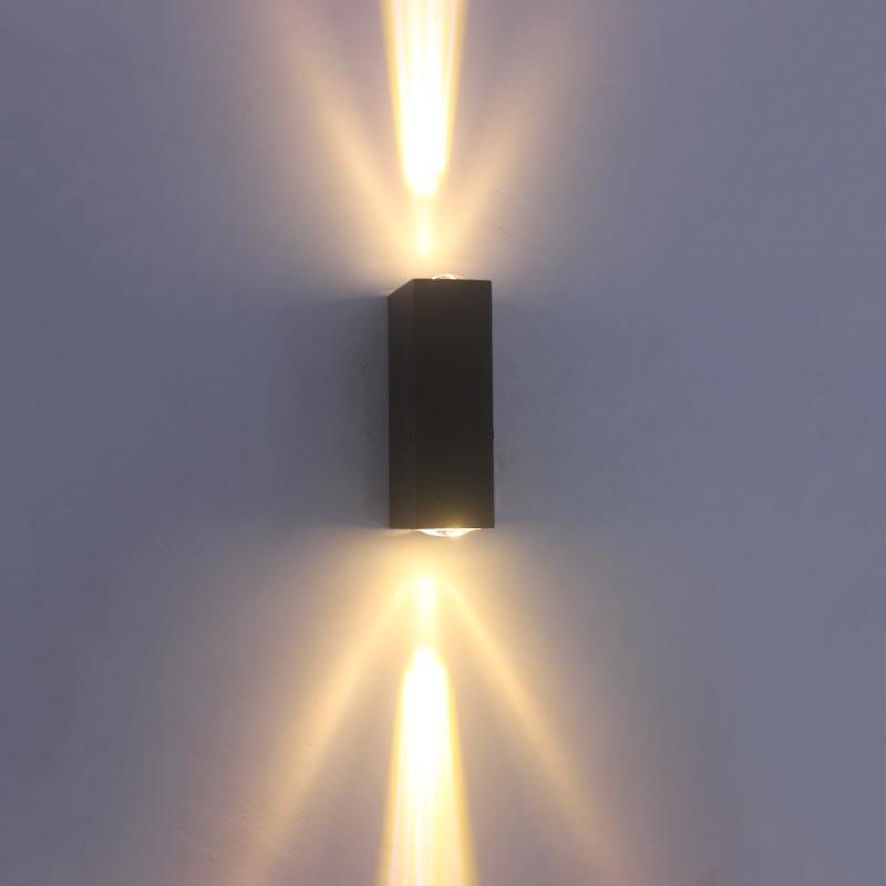 Heißer Verkauf mit Fabrikpreisen Aluminium-Wandleuchte IP65 Wand-Spot-Licht Wasserdichte LED-Wandleuchte Hochhelles Spot-Licht