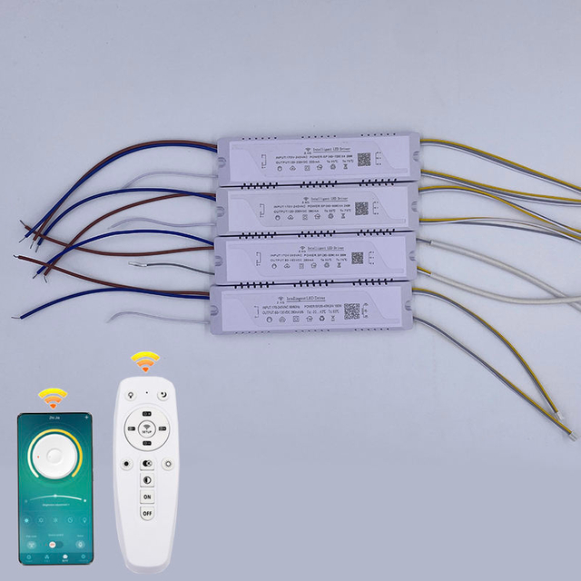 8-fach 480 W 576 W LED-Beleuchtungstransformatoren, 2,4 G Treiber-Netzteil, dimmbarer LED-Treiber, hochwertiger, sicherer LED-Adapter-Treiber