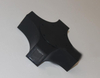 Neueste schwarze 12W Cross Star LED-Wandleuchte, wasserdicht, für den Garten im Freien