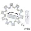 Smart 2.4G Deckenleuchter LED 5730 SMD Chip Ersatzlichtquelle Oberfläche mit Fernbedienung für Wohnzimmer Küche