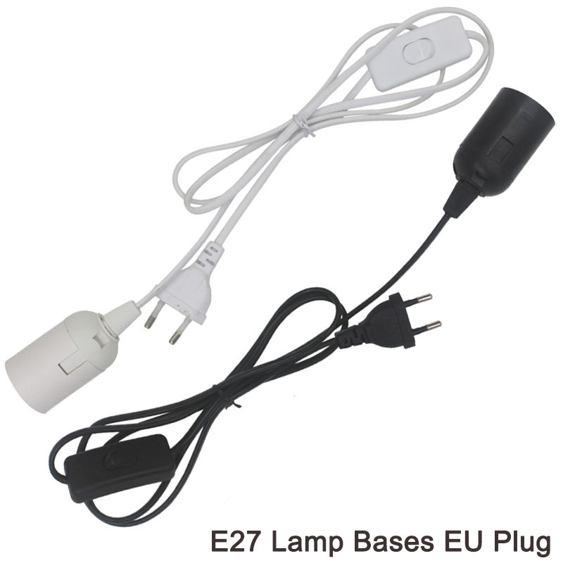 Leitungskabel 303/304/317/301 Dimmer-Netzkabel/Doppelknopfschalter EU-Steckerkabel für LED-Birne/Schreibtischleuchte, USA