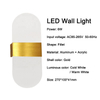 6W Moderne Einfachheit 6W LED Aluminium Beleuchtung Wandleuchte Für Indoor Bar Hotel Korridor Wohnkultur LED Wand Lampe