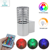 Zylindrische LED-RGB-Wandleuchte für den Innenbereich, 3 W, AC85–265 V, Aluminium, Schlafzimmer, dekorative LED-Wandleuchte, Flur, Treppenbeleuchtung