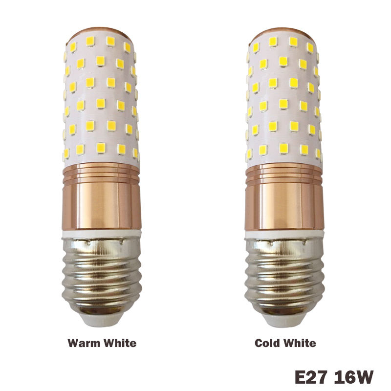 E14 E27 12 W 16 W LED-Mais-Glühbirne, SMD2835 LED-Glühbirne, 220 V, 3 Farbtemperaturen, integrierte LEDs, Kerzenlicht, Strahler