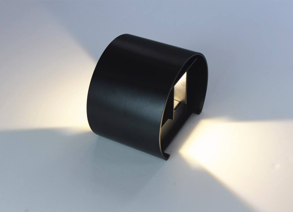 Wasserdichte LED-Wandleuchte im Halbkreis-Design, 6 W, Außenbeleuchtung mit Direktpreis ab Werk, Leuchten, Wandlampen, Lampen, Wandleuchte