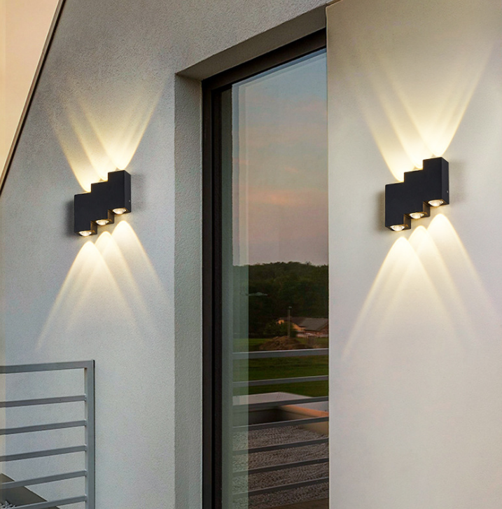 Outdoor LED Wandleuchte Up And Down Aluminium Dekorieren Wandleuchte Schlafzimmer LED Veranda Licht