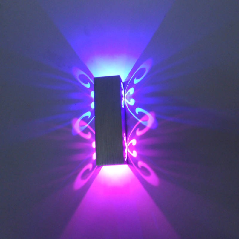 3W 6W Innenwandleuchte Innenbeleuchtung LED-Wandleuchte mit Aluminiumdekoration für Kinderzimmerspiegel Schlafzimmer Zuhause Wohnzimmer LED-Wandleuchte