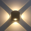 12W LED Wandleuchte im Freien wasserdicht IP65 Veranda Garten Wandleuchte Wandleuchte Balkon Terrasse Dekoration Beleuchtung Lampe