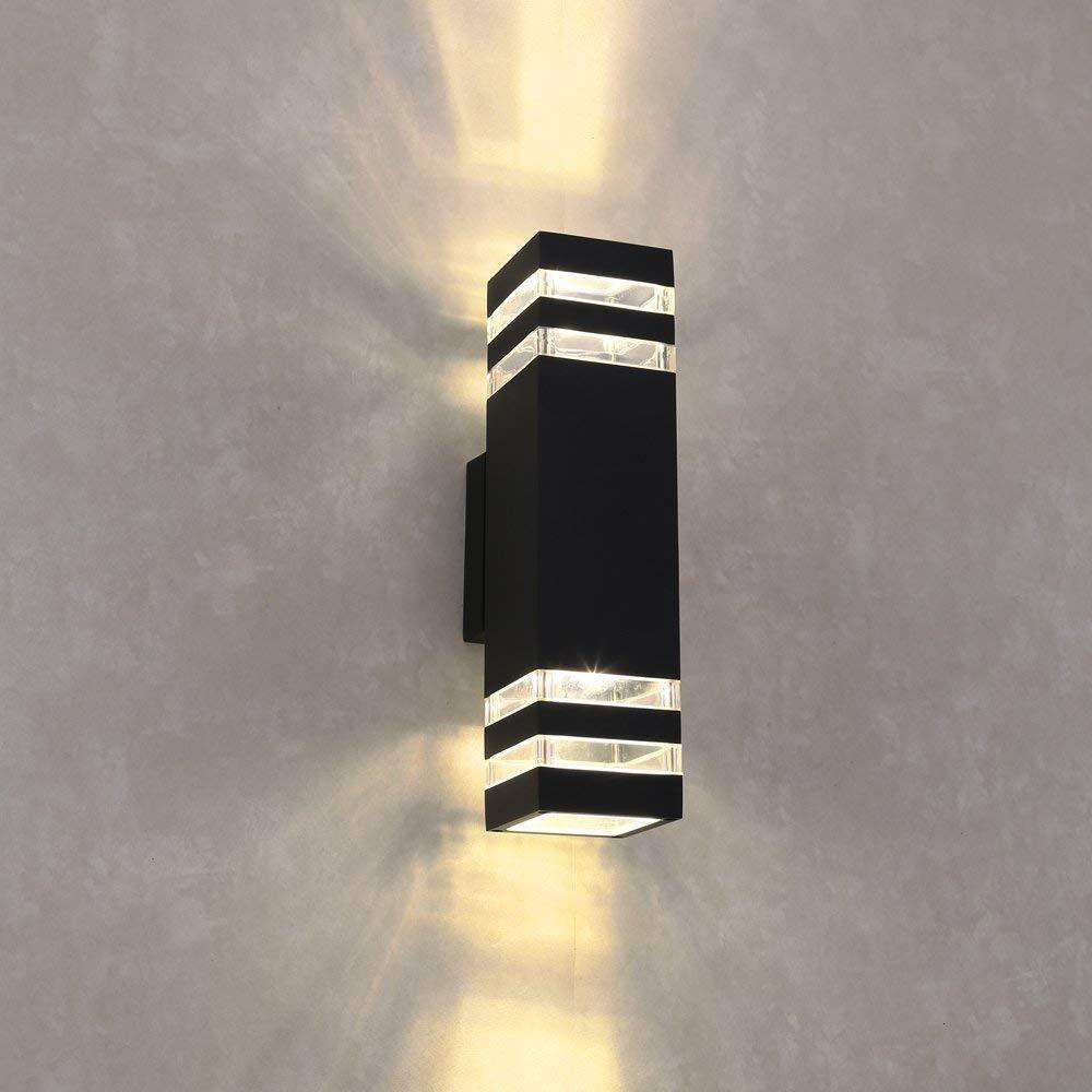 Wasserdichte LED-Wandleuchten für den Außenbereich, IP65, Aluminium, für Hof, Garten, Veranda, Flurbeleuchtung