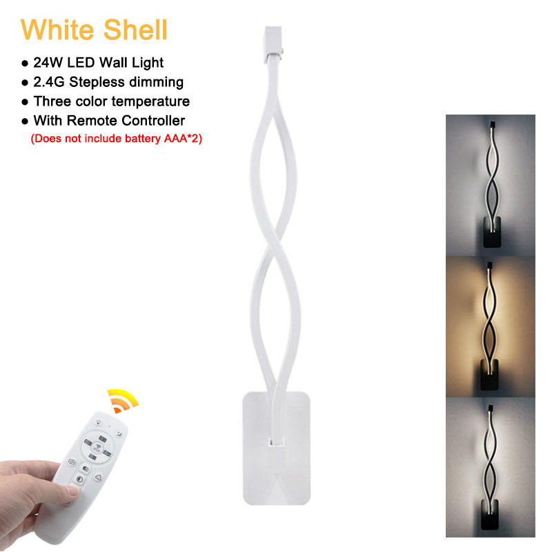21 W LED Wandspot Smart 2,4 G Dimmung Innenräume Aluminium Wandleuchte mit Controller auf Lager