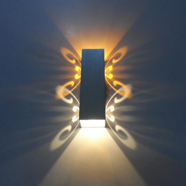3W 6W Innenwandleuchte Innenbeleuchtung LED-Wandleuchte mit Aluminiumdekoration für Kinderzimmerspiegel Schlafzimmer Zuhause Wohnzimmer LED-Wandleuchte