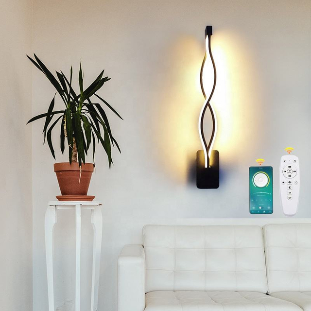Speziell-kreative Lightness 16W LED-Wandleuchte, moderne Treppenbeleuchtung, Wand-Vintage-LED-Licht mit langer Wellenform