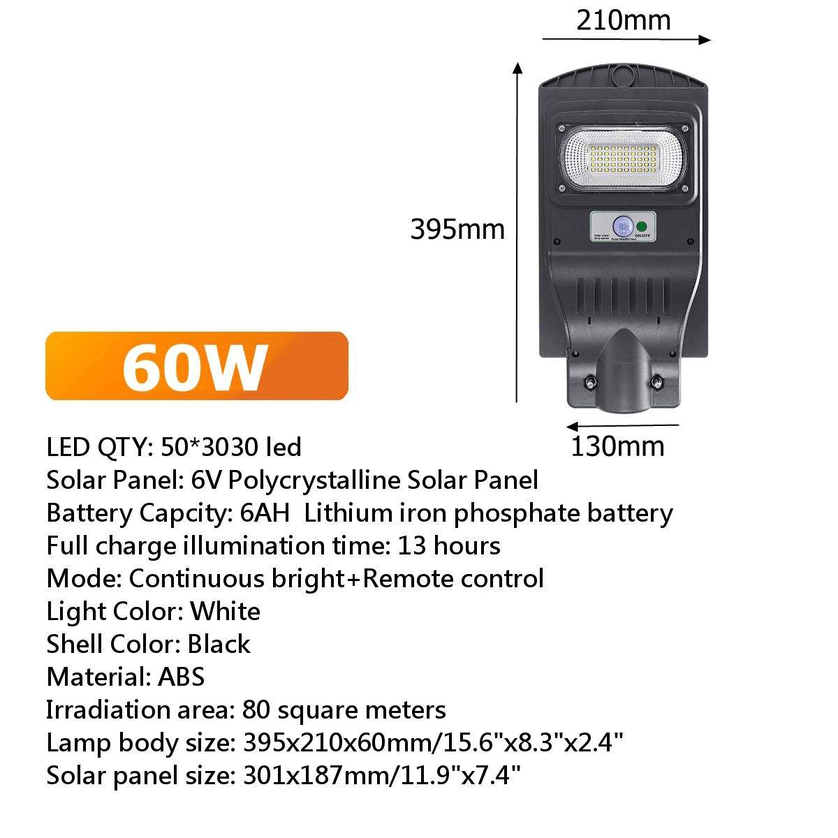 50–300 W Solar-Straßenlaterne, Innen-Solarlampe, Solarstrom-Lampen, solarbetriebene Lampe, Lamparas Solar, integrierte All-in-One-Solar-Straßenlaterne