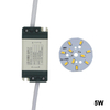 SMD5730 Leuchtdiodenchip + Kunststoffgehäuse, LED-Treiber-Stromversorgung für LED-Deckenleuchte