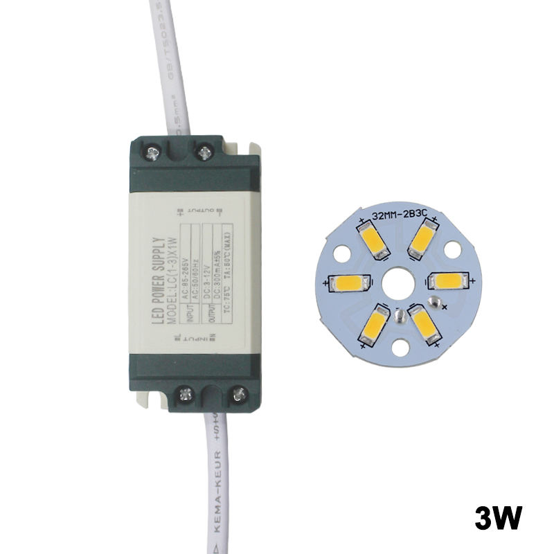 SMD5730 Leuchtdiodenchip + Kunststoffgehäuse, LED-Treiber-Stromversorgung für LED-Deckenleuchte