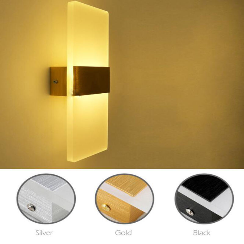 Direkt ab Werk minimalistische LED-Acryl-Wandleuchte für Hotelschlafzimmerzimmer, Beleuchtung mit Preisen, ästhetische LED-Leuchten