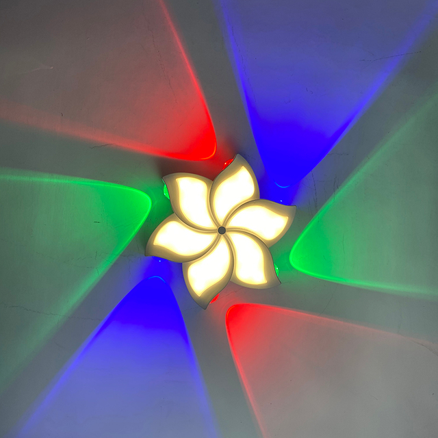 Neue Stil Moderne LED Wand Lampe 10W 12W Wasserdichte Lotus Blume Outdoor Wand Lampen Für Garten Hause dekorative Led Wand Licht