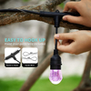 LED-Solar-Lichterkette, Weihnachtsdekoration, Glühbirne, IP65, wasserdicht, Terrassenlampe, Urlaubsgirlande für Gartenmöbel im Freien