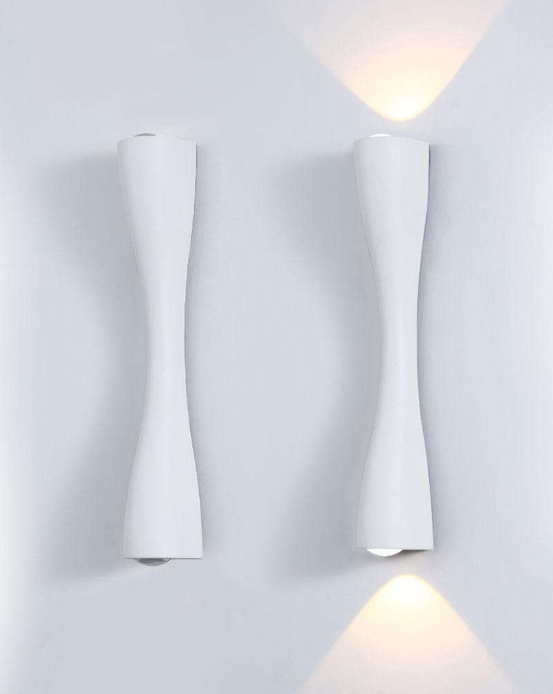 Groothandel Mode Decorate Indoor Schwarz Gold Aluminium Acryl Ijzer Woonkamer LED Moderne Wandleuchte