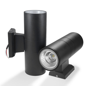 6W COB Up Down Dual-Head Outdoor Led Wand Licht Wand Lampe Zylinder Indoor Balkon Leuchte Wasserdichte IP65 veranda Lampe