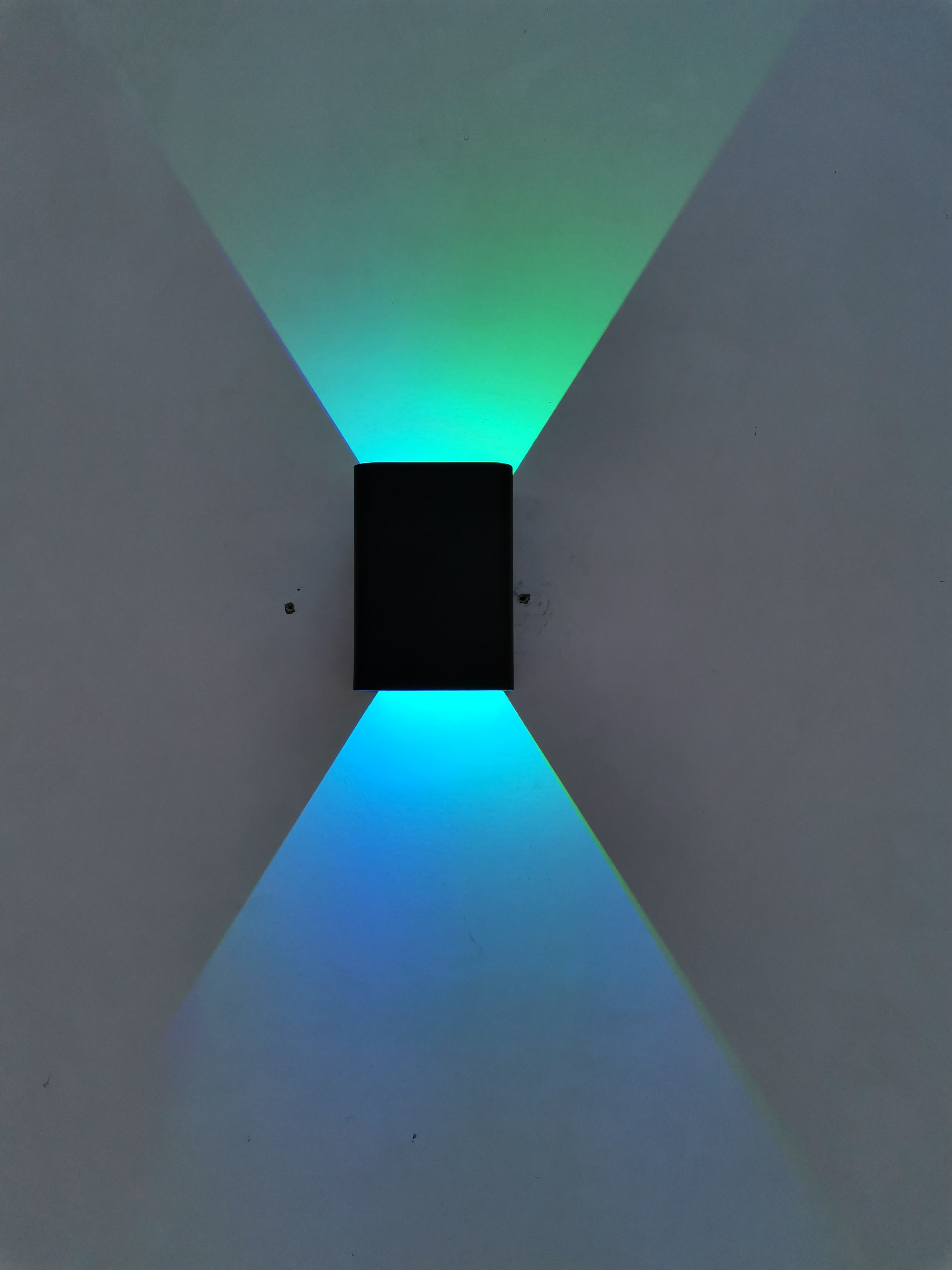 5W dekorative LED-Leuchte moderne neue kleine Keramik-Wandleuchte Innen-Nachttischlampen Nachtlicht RGB mit Fernbedienung