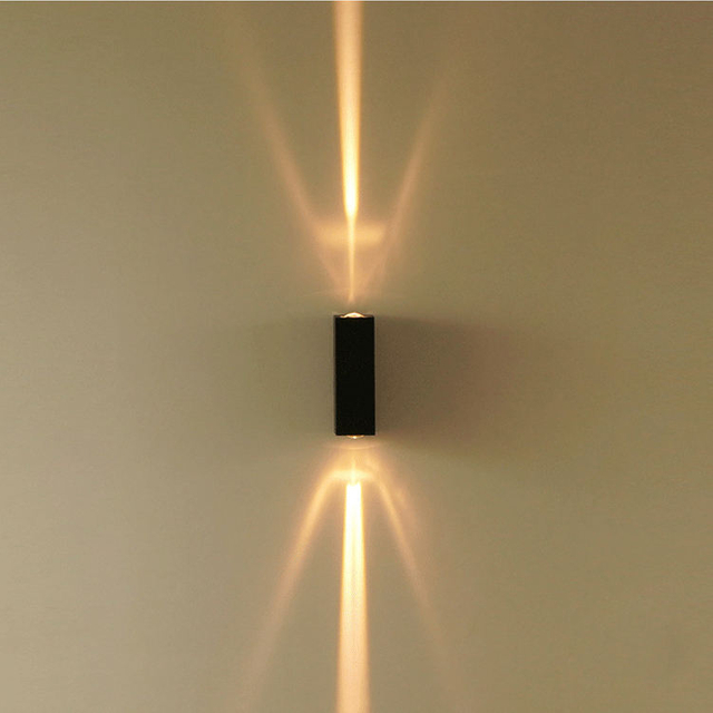 Neue LED-Wandleuchte im Freien, wasserdichte Korridor-Wandbeleuchtung, Aluminium-Außenbeleuchtung