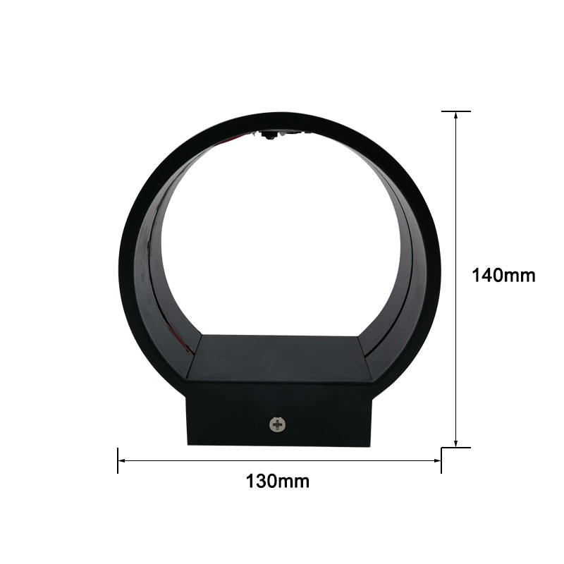5W AC85-265V Innenkreis-Wandleuchte RGB mit Controller für Innendekoration, hellere Lichter